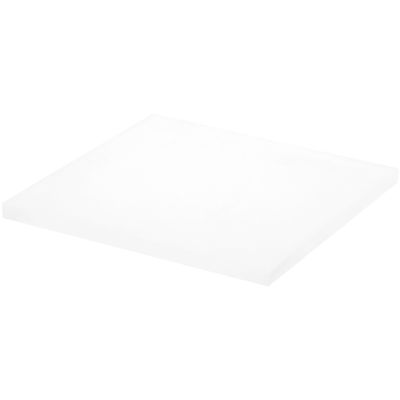Plymor Frosted Square Acrylic Display Base, 6" W x 6" D x 0.375" H, Pack of 3