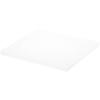 Plymor Frosted Square Acrylic Display Base, 6" W x 6" D x 0.375" H, Pack of 3 view 1