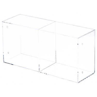 Plymor Clear Acrylic 26-CD Display Tray, 12.25" W x 6" D x 4" H (6 Pack)