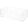 Plymor Clear Acrylic 26-CD Display Tray, 12.25" W x 6" D x 4" H (6 Pack) view 2