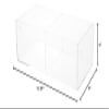 Plymor Clear Acrylic 26-CD Display Tray, 12.25" W x 6" D x 4" H (6 Pack) view 3