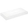 Plymor Frosted Acrylic Rectangular Beveled Display Base, 6" W x 3" D x 0.75" H, Pack of 6 view 1