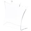 Plymor Clear Acrylic Winged Necklace Display Stand, 8.5" W x 3" D x 7.25" H (6 Pack) view 1