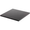 Plymor Black Square Acrylic Display Base, 7" W x 7" D x 0.375" H, Pack of 3 view 1