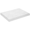 Plymor Frosted Acrylic Rectangular Beveled Display Base, 8" W x 6" D x 0.75" H, Pack of 3 view 1