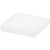 Plymor Frosted Square Acrylic Display Base, 2" W x 2" D x 0.375" H, Pack of 6 view 1