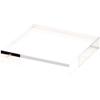 Plymor Clear Square Acrylic Display Base, 2" W x 2" D x 0.375" H, Pack of 12 view 1