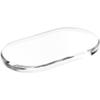 Plymor Clear Acrylic Oval Beveled Display Base, 7" W x 4" D x 0.5" H, Pack of 6 view 1