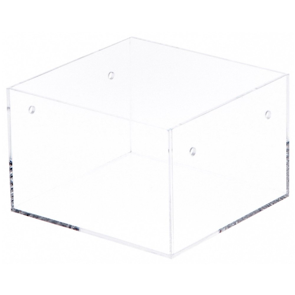 Plymor Clear Acrylic 13-CD Display Tray, 6.25" W x 6" D x 4" H (6 Pack)