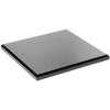 Plymor Black Acrylic Square Beveled Display Base, 7" W x 7" D x 0.5" H, Pack of 6 view 1