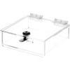 Plymor Clear Acrylic Locking Countertop Display Case, 2" H x 6" W x 6" D (2 Pack) view 1