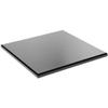 Plymor Black Acrylic Square Beveled Display Base, 10" W x 10" D x 0.5" H, Pack of 3 view 1