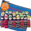 52 24 Super Cute Worry Dolls + 1 Free Guatemalan Fabric Bag Guatemala Dolls - Mayan - Worry People - Muecas Quitapenas - Trouble - Anxiety - (1.5 in) view 1