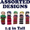 52 24 Super Cute Worry Dolls + 1 Free Guatemalan Fabric Bag Guatemala Dolls - Mayan - Worry People - Muecas Quitapenas - Trouble - Anxiety - (1.5 in) view 3