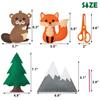 CiyvoLyeen Woodland Animals Craft Kit Kids DIY Crafting and Sewing Set Woodland Animals Felt Plushie for Girls and Boys Educational Beginners Sewing Set Sewing Kits for Kids Age 8 9 10 11 12 view 4