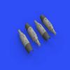 Eduard EDU648574 1/48 Brassin UB-32A-24 Rocket Bullet Pod, Pack of 4, Plastic Model Parts view 4