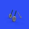 Eduard EDU648579 1/48 Brassin Spitfire Mk.1 Wheel (for Eduard) Plastic Model Parts view 4