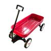 Synergistic Classic Pull Along Steel Wagon Outdoor with Hard Rubber Tires All-Steel Seamless Body 130 lb. Capacity Safe & Durable Ideal for Toddlers & Projects Retro Design for Ages 3+ view 3