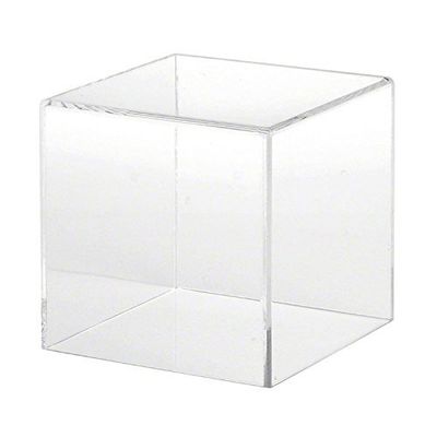 Clear Acrylic Display Cube Easy Assemble Box Cube Display Dustproof Protection Case for Collectibles, Figure and Items (12L X 12W X 12H)