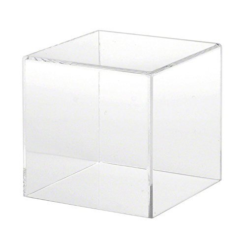 Clear Acrylic Display Cube Easy Assemble Box Cube Display Dustproof Protection Case for Collectibles, Figure and Items (12L X 12W X 12H)
