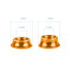 FEICHAO 8Pcs Radio Transmitter Switch Fixed Nut & Installation Spanner for RadioLink Futaba JR for Frsky Remote Control T8FG T14SG T18sz T16sz (Golden) view 3