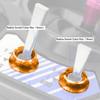 FEICHAO 8Pcs Radio Transmitter Switch Fixed Nut & Installation Spanner for RadioLink Futaba JR for Frsky Remote Control T8FG T14SG T18sz T16sz (Golden) view 4