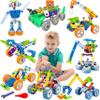 MOONTOY 11 in 1 STEM Kits Building Toys for Kids Ages 4-8 5-7, Stem Toys for 4 5 6 7 8 Year Old Boy Birthday Gift, Educational Construction Set for Boys 4-6 6-8 5-8, Creative Learning Engineering Game view 1