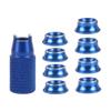 FEICHAO 8Pcs Radio Transmitter Switch Fixed Nut & Installation Spanner for RadioLink Futaba JR for Frsky Remote Control T8FG T14SG T18sz T16sz (Blue) view 1