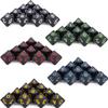 50pcs Assorted D10 Opaque Black with Black Dice Bag 10 Sides Dice for Tabletop RPG World of Darkness Vampire (0-9) view 4