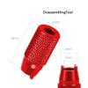 FEICHAO 8Pcs Transmitter Fixed Nut & Installation Spanner Compatible with RadioLink Futaba JR for Remote Control T8FG T14SG T18sz T16sz (Red) view 2