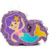 Blue Panda Mini Mermaid Piata - Vibrant Tissue Paper Design for Mermaid Party Favor, Construction & Party Decoration - Easy-Fill Design & Mini Sea Pinata - Pack of 3, 8 x 5 x 2.5 in view 4