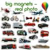 25 Fridge Magnets for Toddlers - Transport Kids Magnets for Fridge - Magnetic Vehicles - Toddler Magnet for Refrigerator - Safe Magnet for Kids - Educational Learning Toys to Preschool - Baby Gift view 3