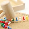 DANNI Gudong Montessori Practical Life Material Hammer and Nails Set with Wooden Tray Montessori Educational Wooden Toys for Children (1) view 2