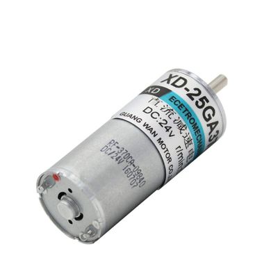 25GA370 DC 24V 5W 300RPM Mini DC Gear Motor with Metal Gearbox CW/CCW for DIY Robot (DC24V, 300r/min)