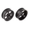 Team Associated DR10 Drag Front Wheels, Black, ASC71079 view 1
