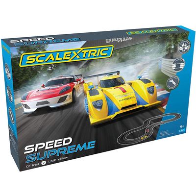 Scalextric Speed Supreme GT vs. LMP 1:32 Slot Car Race Track Set C1420T