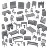 BMC Classic Marx Military Base Camp - 44pc Plastic Army Men Playset Accessories view 2