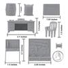 BMC Classic Marx Military Base Camp - 44pc Plastic Army Men Playset Accessories view 3