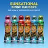 Lucky Lady Bingo Daubers Made with Dab-O-Ink, Sunsational and Dab-O-Ink Dazzle Glitter Combo Gift Set  3 oz. 18 Pack, Versatile Ink Daubers - Bingo Markers for Adults and Seniors view 2