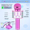 Dodosky Gifts for Girls Age 4-12, Karaoke Microphone Gifts for 4 5 6 7 8 9 10 11 12 Year Old Girls Toys for 4-12 Year Old Girls Birthday Gifts for 3-10 Year Old Girl - Purple view 2