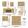 BMC Classic Marx Military Base Camp - 44pc Plastic Army Men Playset Accessories view 3