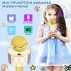 Dodosky Gifts for 4 5 6 7 8 9 10 11 12 Year Old Girls, Handheld Karaoke Microphone for Kids Fun Toys for 4-13 Year Old Girls Birthday Gifts for 5-13 Year Old Girls Boys Teens - Gold view 2