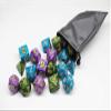 3 Pack 25mm Giant DND Dice Set for Dungeons and Dragons D&D RPG Pathfinder Role Playing Game Blue Green Purple Oversize Polyhedral Dice with Bag view 4
