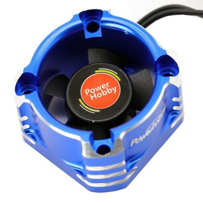 Powerhobby 30MM Booster High Speed Aluminum RC Cooling Fan 28K (Blue)