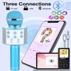 Dodosky Kids Toys Age 5 6 7 8 9 10, Karaoke Microphone for Kids Popular Toys for Girl Boy Age 5-12 Birthday Gifts for Teen Girls Boys Age 5-12 Party Gift for Girl Boy Age 4-12 - Blue view 4