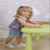 34inch87cm Reborn Toddler Dolls,Huge Baby Full Body Hard Vinyl Girl Realistic Anatomically Correct+ Short Blond Hair Model Collectible Great Qualtity (3) view 3