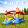 HONEY JOY Inflatable Bounce House, Kids Jump n Slide Bouncer for Wet & Dry, Carry Bag, Repairing Kit, Stakes, Indoor & Outdoor Blow Up Jumping Bouncy Castle for Backyard(Without Blower) view 2