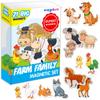 Fridge Magnets for Toddlers - Magdum - 21 Farm Family Magnets for Fridge - Cute Magnetic Animals for Children  Safe Magnet for Refrigerator - Learning Toy Set - Baby Educational Gift view 1