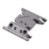 Metal Gearbox Mount Transmission Holder for 1/10 RC Crawler Axial SCX10 II 90046 90047 90075-1 Set Grey Silver view 3