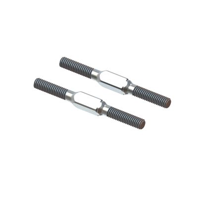 ARRMA Steel Turnbuckle, M4x45mm Silver (2): EXB, ARA340176, Medium